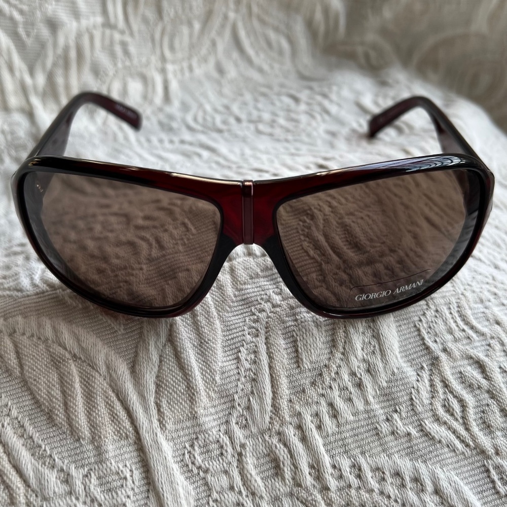 Giorgio Armani Ruby Red & Brown 451/S Sunglasses